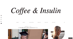 Desktop Screenshot of coffeeandinsulin.com